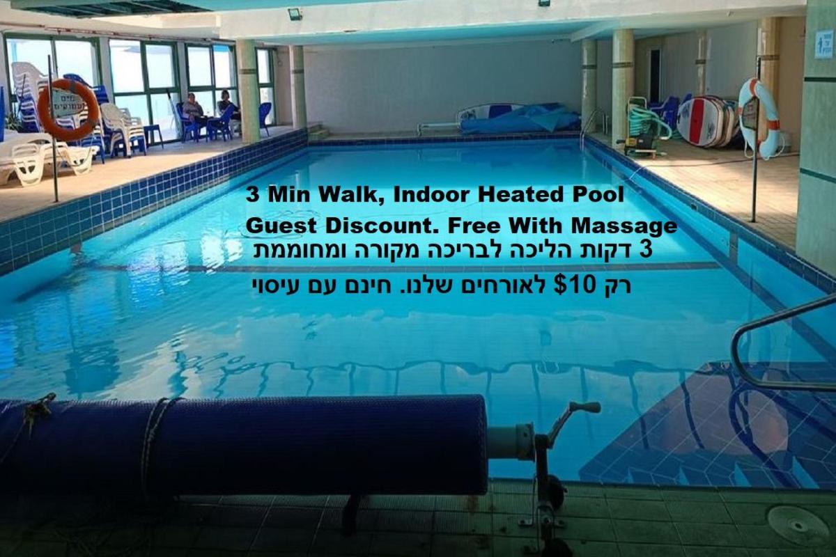 Beach Suite Israel- Best View, Gym, Massage Chair, Low Fee For Off-Site Indoor Pool Spa ביץ סוייט ישראל- נוף ים מאלף, כיסא מסאז, חדר כושר, אפשרות לבריכה מקורה, וספא בתשלום ממש מוזל Așkelon Exterior foto
